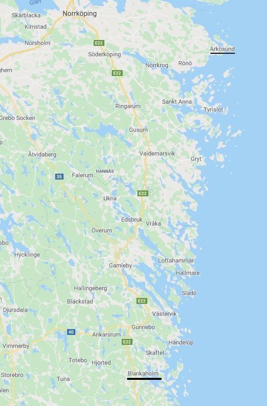 Schweden 2020 Karte