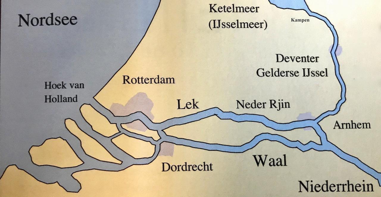 Rhein Nordsee Karte